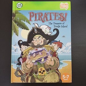 New Pirates The Treasure of Turtle Island Leap Reader Book Hardcover Interactive